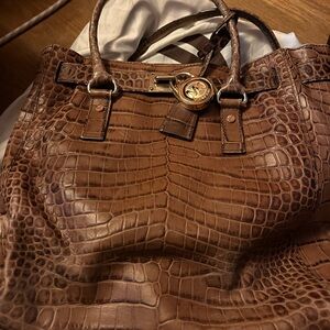 MICHAEL KORS
Embossed Leather Tote Bag